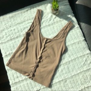 Beige tank top